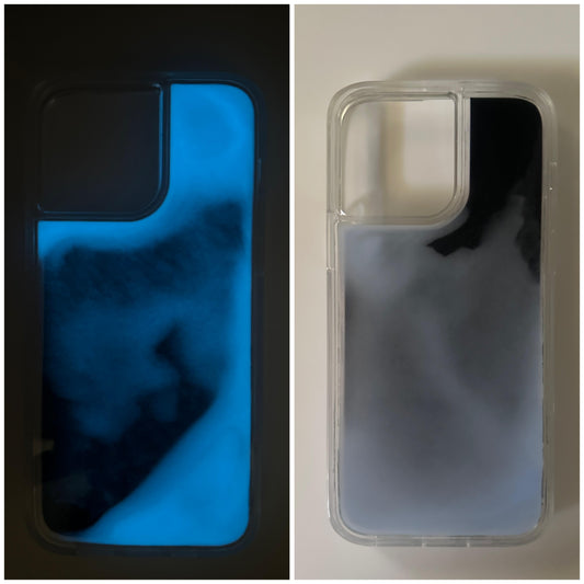 White/Blue Luminous Case